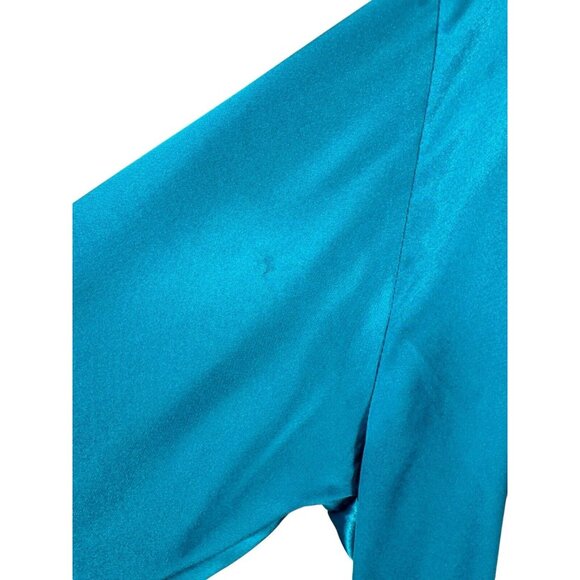 VTG Victoria's Secret Gold Label Womens Size Small Satin Button Up Night Shirt‎ - Picture 7 of 10